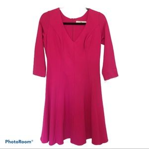 🌸Hot Pink Flare Mini Dress